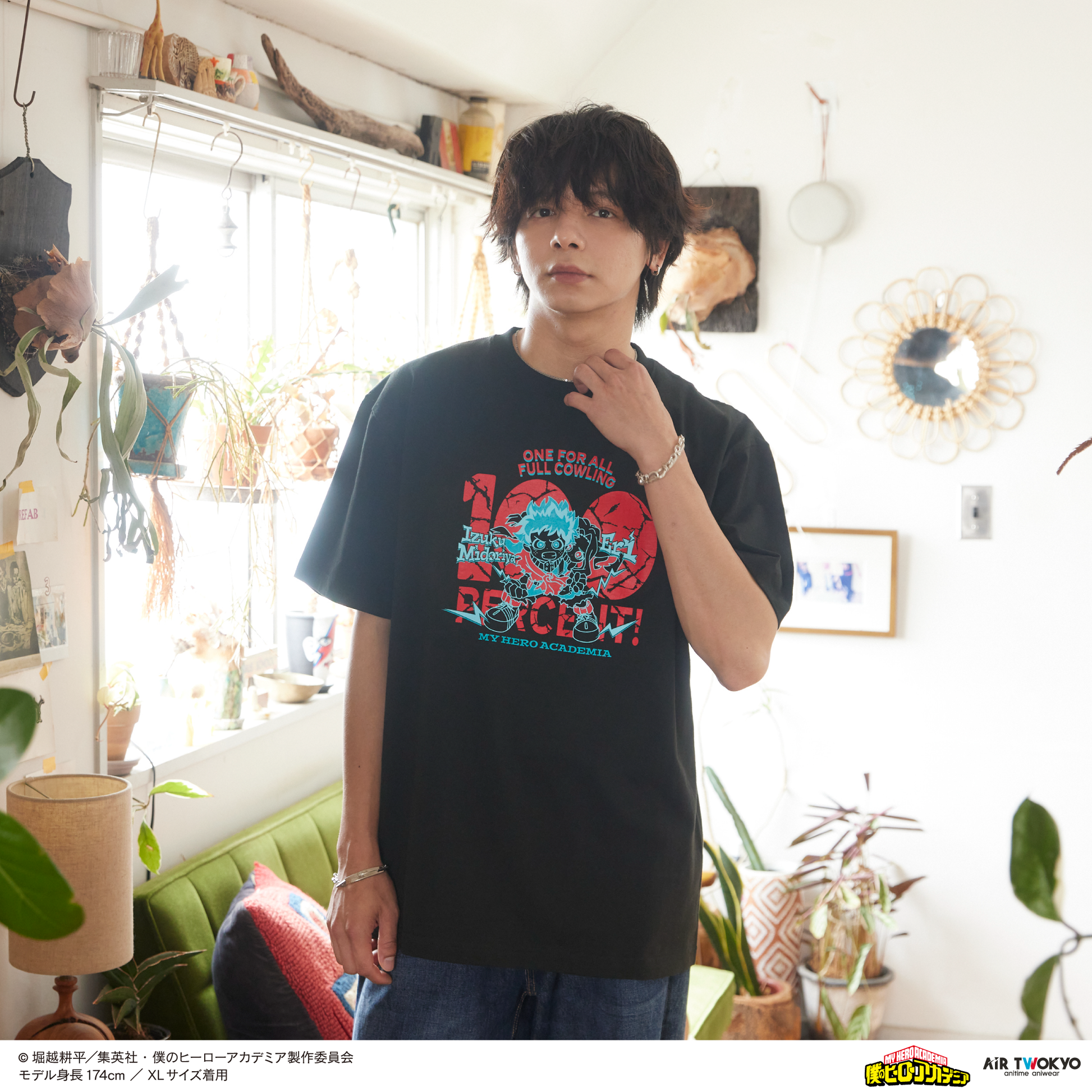 My Hero Academia x Air Twokyo - Season 4 Scene Illustration T-Shirt 3 Izuku & Eri Ver. [Pre-Order Sep 2026]