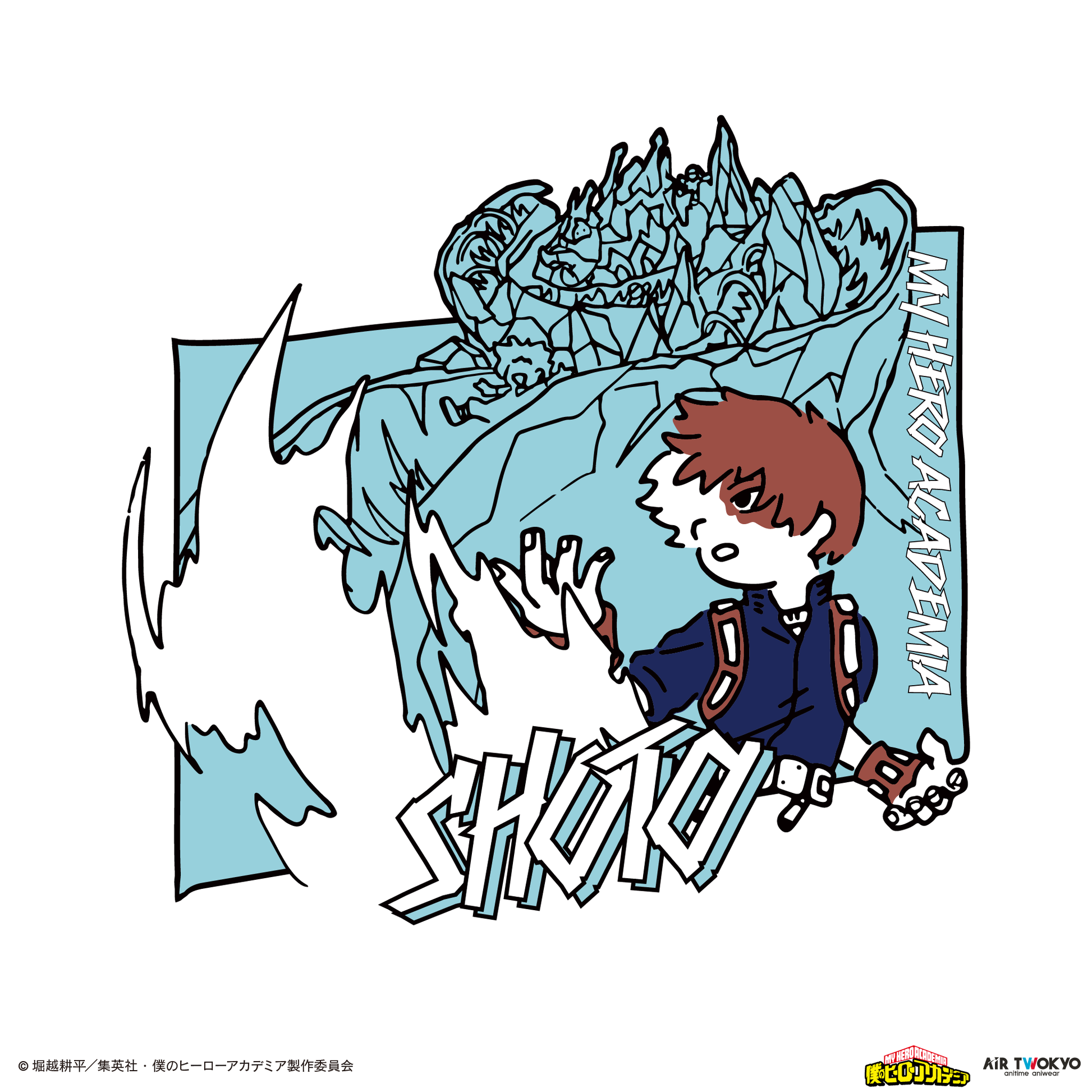 My Hero Academia x Air Twokyo - Season 4 Scene Illustration T-Shirt 5 Shoto Todoroki Ver. [Pre-Order Sep 2026]