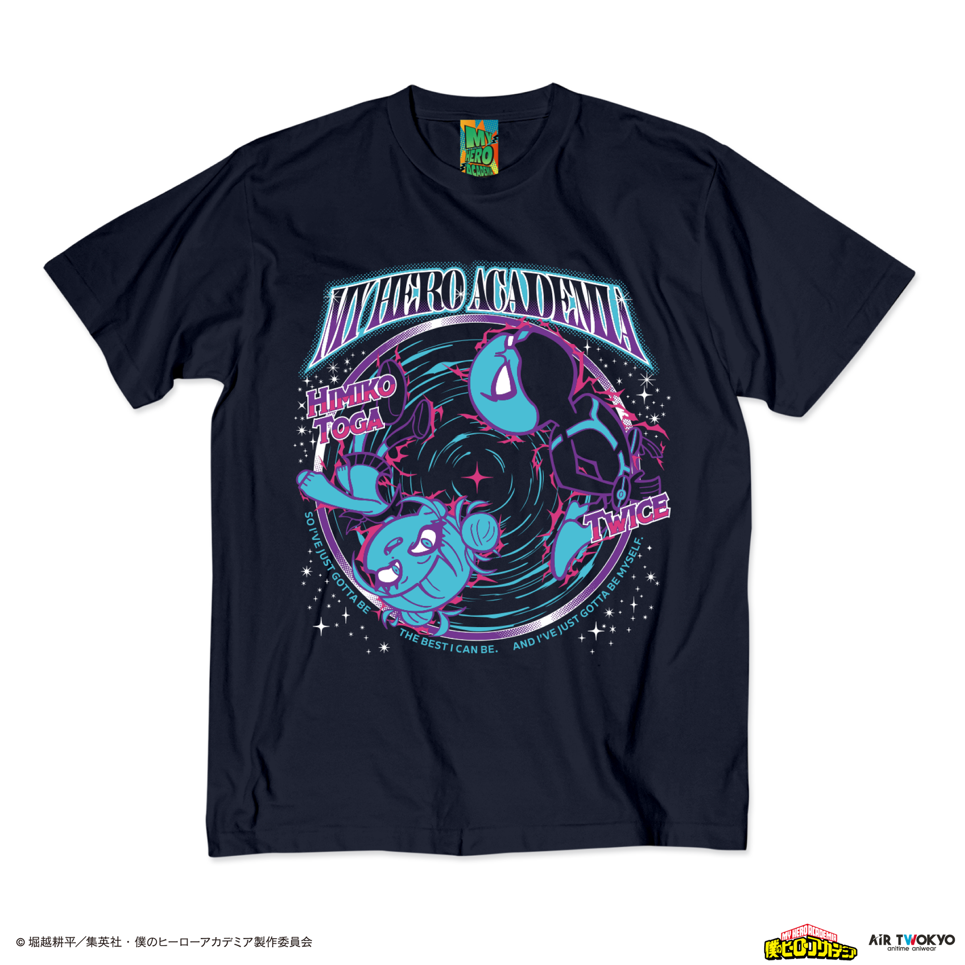 My Hero Academia x Air Twokyo - Season 4 Scene Illustration T-Shirt 6 Himiko Toga & Twice Ver. [Pre-Order Sep 2026]