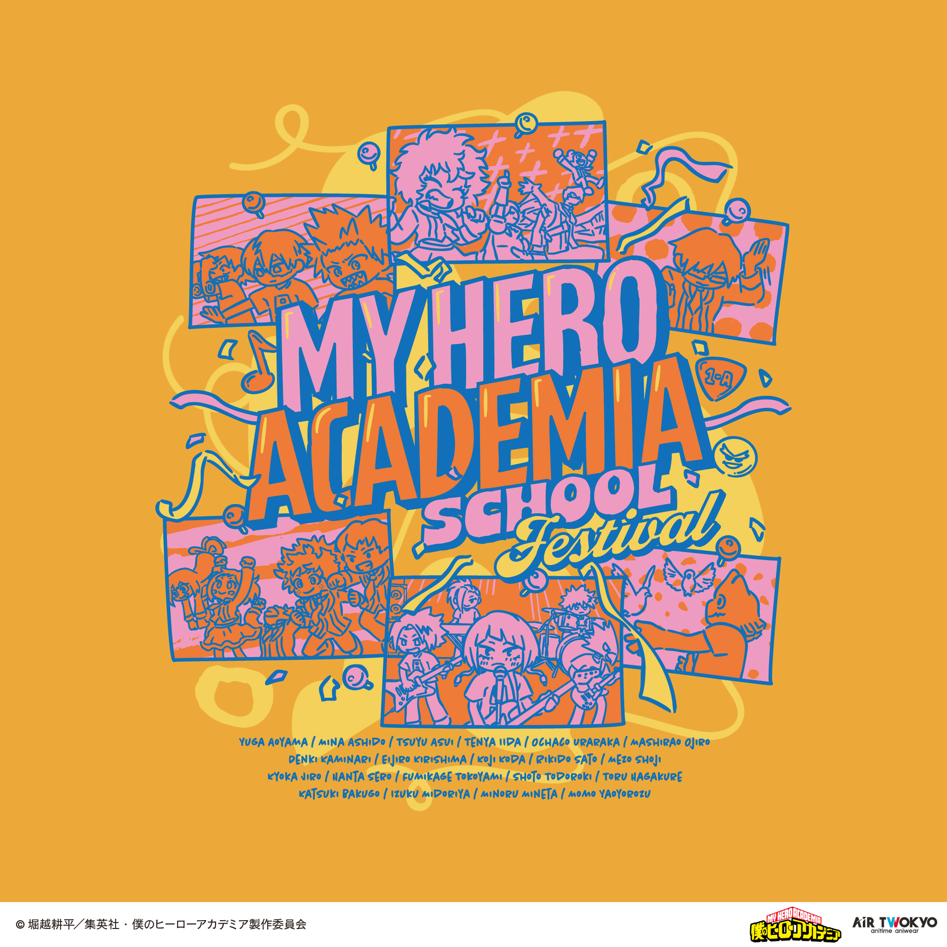 My Hero Academia x Air Twokyo - Season 4 Scene Illustration T-Shirt 7 Cultural Festival Ver. [Pre-Order Sep 2026]