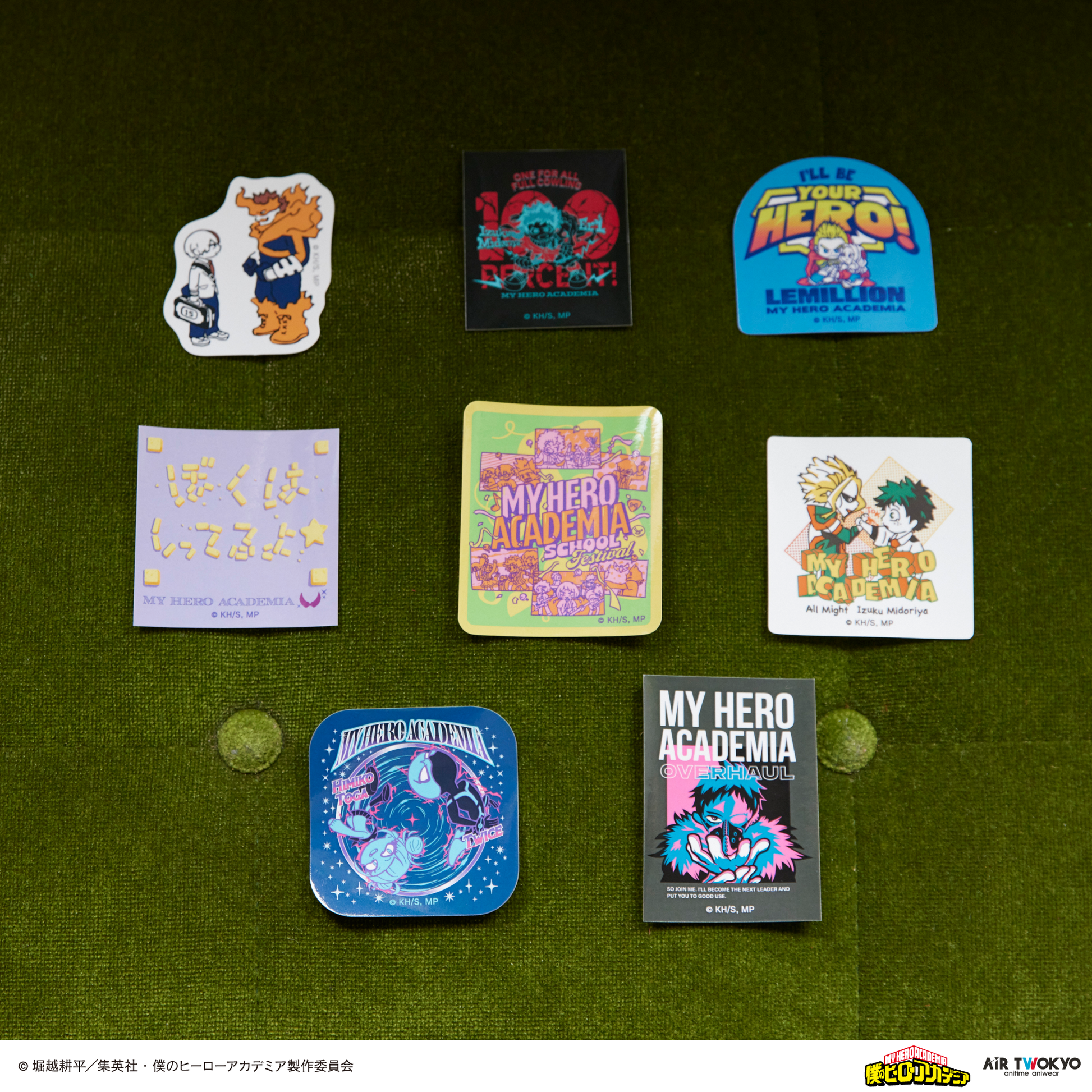 My Hero Academia x Air Twokyo - Season 4 Sticker Complete Set of 7 Types [Pre-Order Sep 2026]