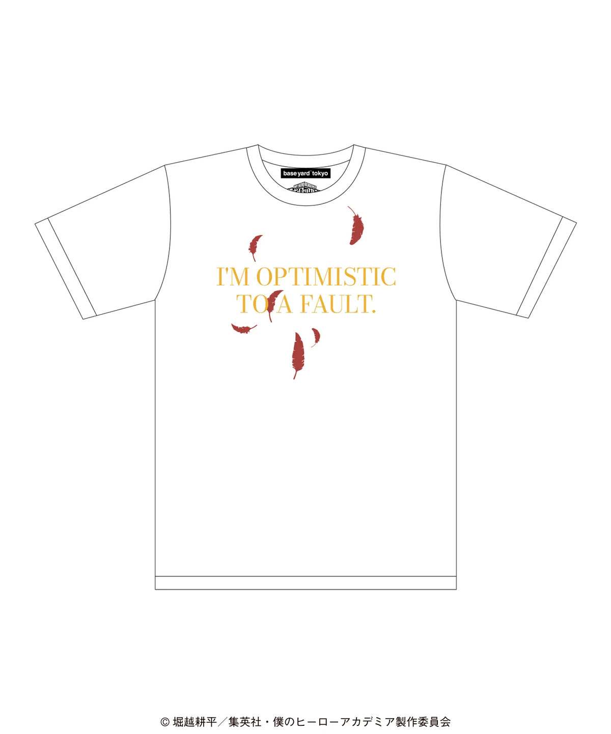 My Hero Academia x Baseyard Tokyo - Original Message T-Shirt Hawks