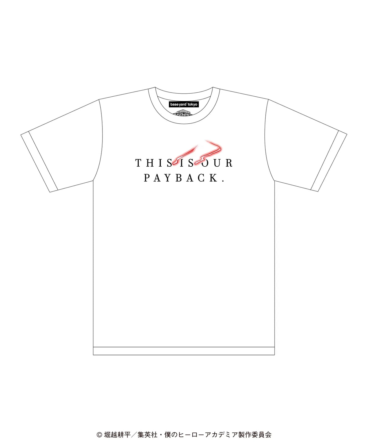 My Hero Academia x Baseyard Tokyo - Original Message T-Shirt Shota Aizawa
