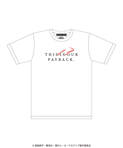 My Hero Academia x Baseyard Tokyo - Original Message T-Shirt Shota Aizawa