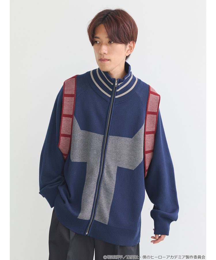 My Hero Academia x Earth Music & Ecology Collection - Shoto Todoroki Knit Blouson [Made to Order]