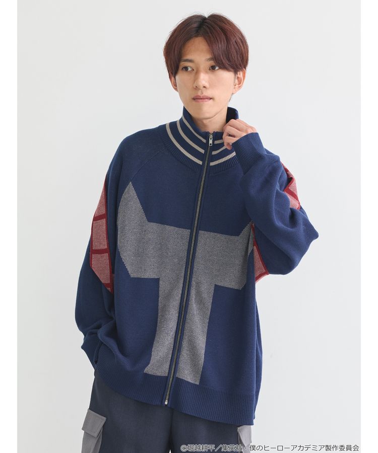 My Hero Academia x Earth Music & Ecology Collection - Shoto Todoroki Knit Blouson [Made to Order]
