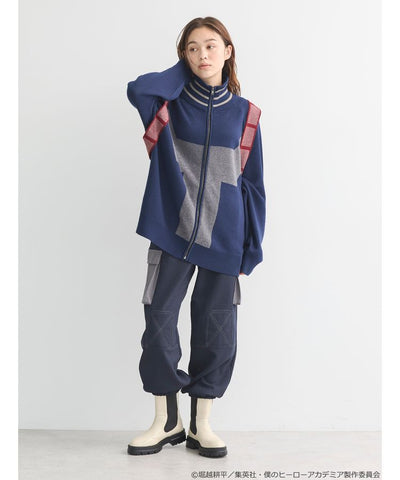 My Hero Academia x Earth Music & Ecology Collection - Shoto Todoroki Knit Blouson [Made to Order]