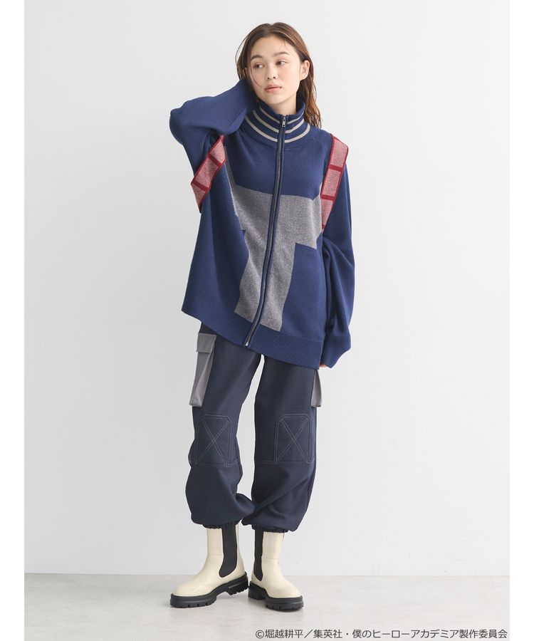 My Hero Academia x Earth Music & Ecology Collection - Shoto Todoroki Knit Blouson [Made to Order]