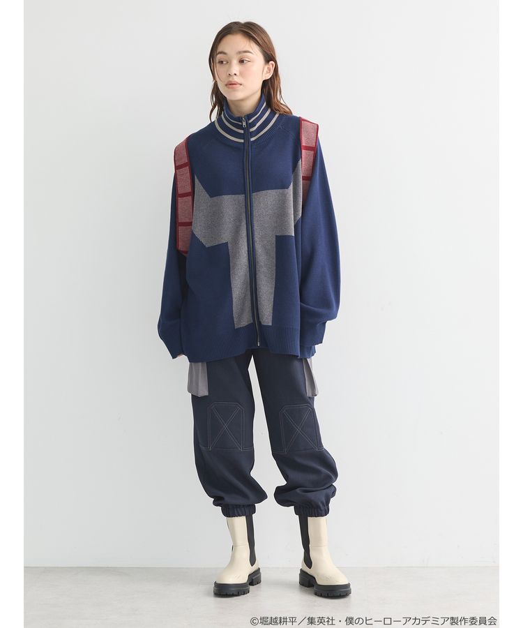 My Hero Academia x Earth Music & Ecology Collection - Shoto Todoroki Knit Blouson [Made to Order]