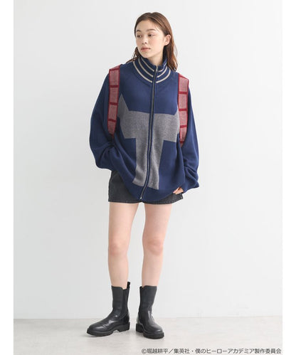 My Hero Academia x Earth Music & Ecology Collection - Shoto Todoroki Knit Blouson [Made to Order]