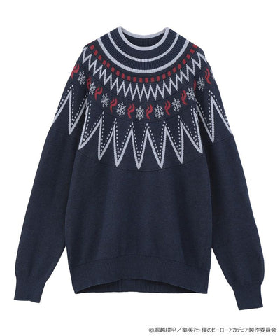 My Hero Academia x Earth Music & Ecology Collection - Shoto Todoroki Image Knit Pullover [Made to Order]