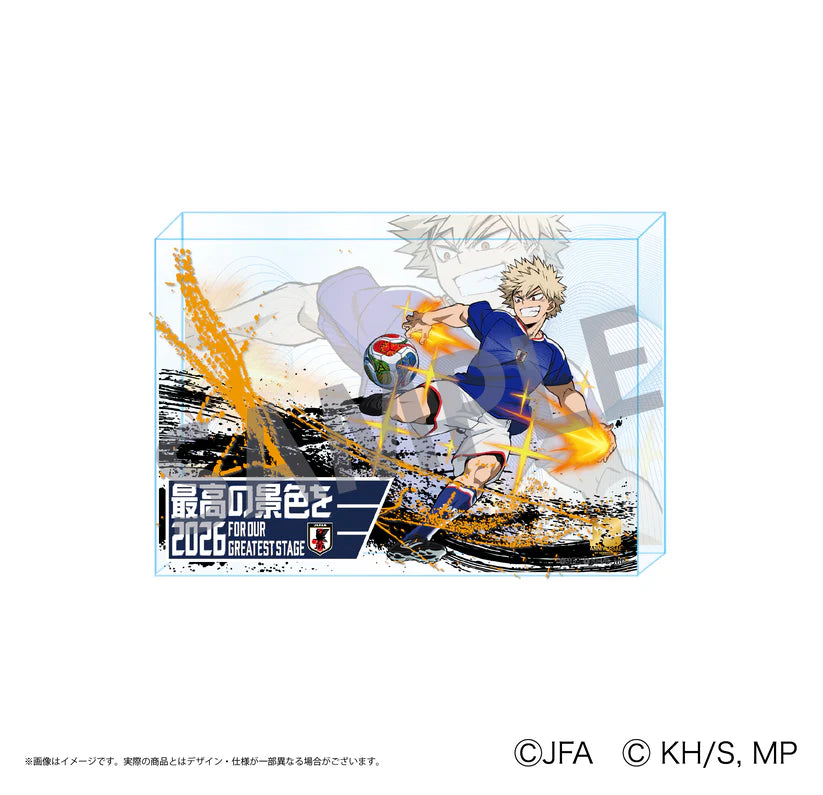 My Hero Academia x Japan National Footbal Team - Acrylic Block (5 Types) [Pre-Order Jul 2026]