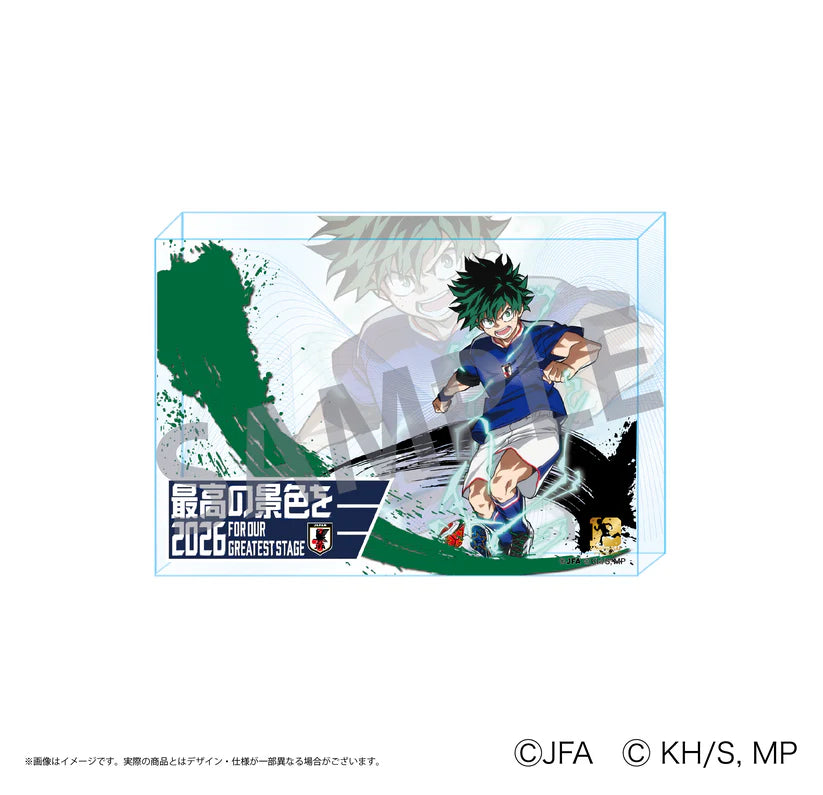 My Hero Academia x Japan National Footbal Team - Acrylic Block (5 Types) [Pre-Order Jul 2026]
