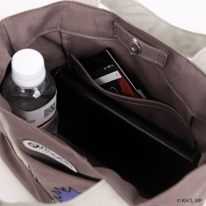 My Hero Academia x OUTDOOR Products - Hitoshi Shinso x Shota Aizawa Mini Character Tote Bag with Keychain