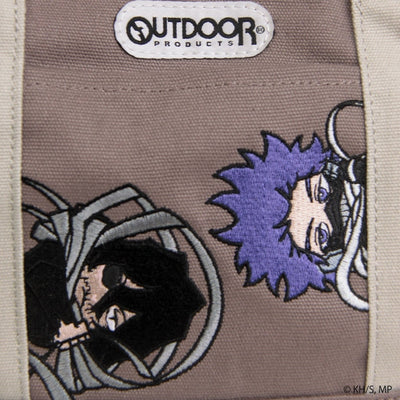 My Hero Academia x OUTDOOR Products - Hitoshi Shinso x Shota Aizawa Mini Character Tote Bag with Keychain