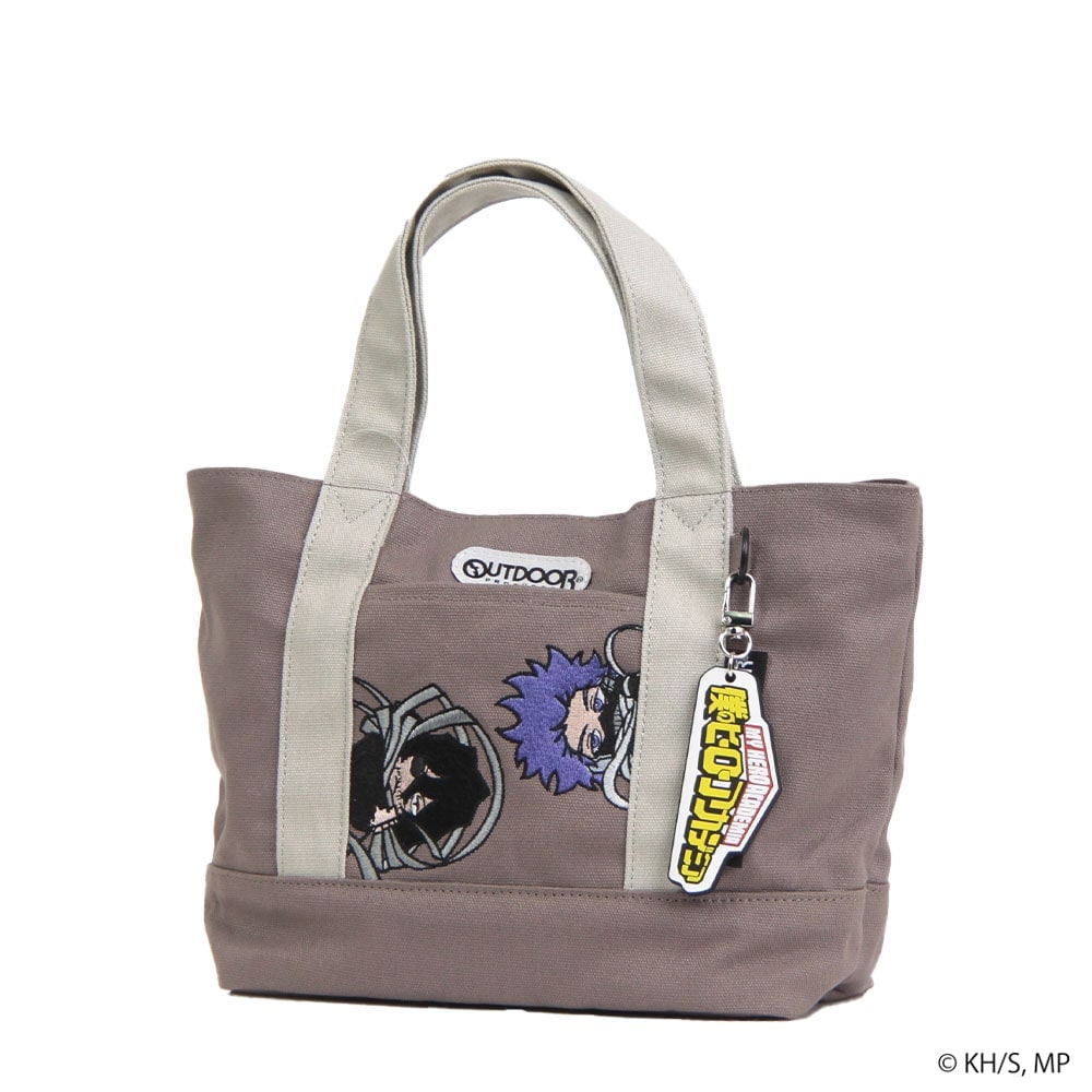 My Hero Academia x OUTDOOR Products - Hitoshi Shinso x Shota Aizawa Mini Character Tote Bag with Keychain