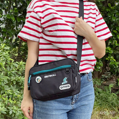 My Hero Academia x OUTDOOR Products - Izuku Midoriya Shoulder Bag with Badge