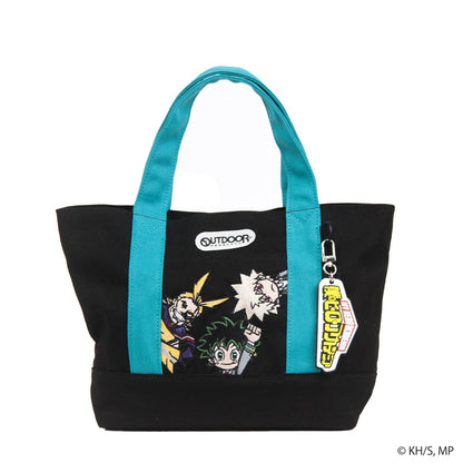 My Hero Academia x OUTDOOR Products - Izuku Midoriya x Katsuki Bakugo x All Might Mini Character Tote Bag with Keychain