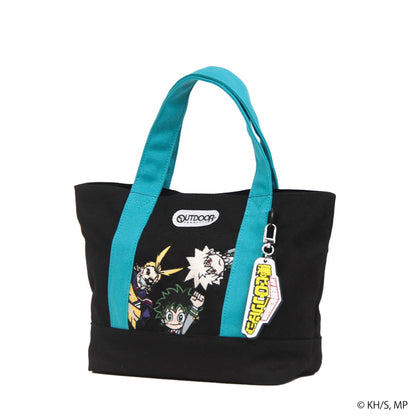 My Hero Academia x OUTDOOR Products - Izuku Midoriya x Katsuki Bakugo x All Might Mini Character Tote Bag with Keychain
