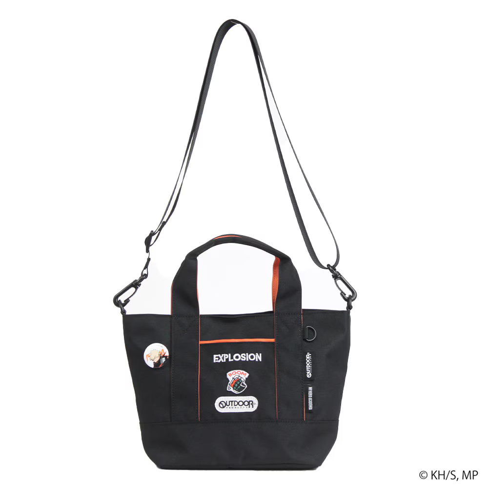 My Hero Academia x OUTDOOR Products - Katsuki Bakugo Tote Shoulder Bag with Can Badge
