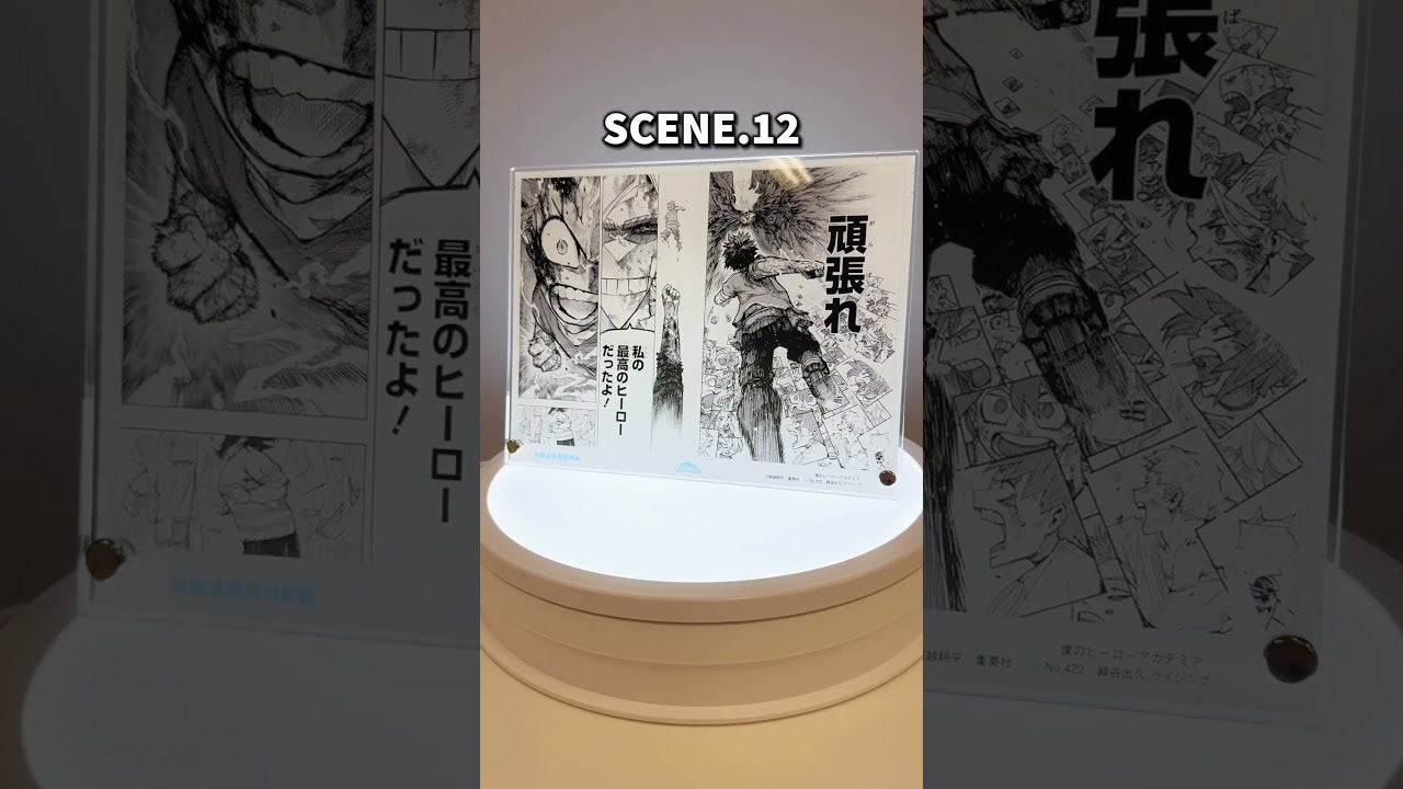 My Hero Academia Genga Manuscript Acrylic Art Panel - Scene 02