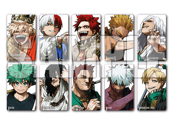 My Hero Academia Jump Giga 2025 Autumn - New Top Ten World Best Hero Character Cards (2 sets / 10 types in total) [Pre-Order Jun 2026]