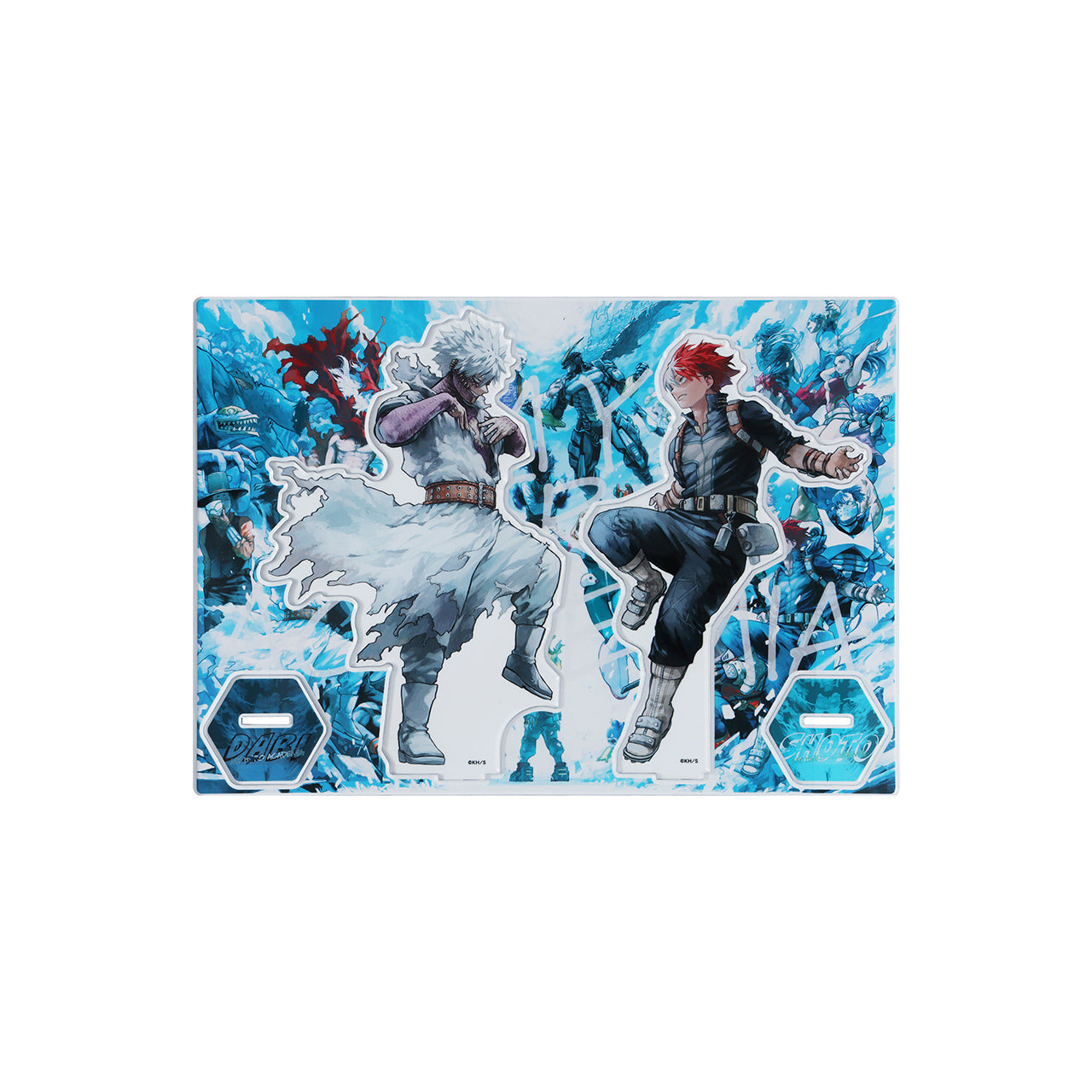 My Hero Academia Original Art Exhibition - Acrylic MEGA Figure W Shoto & Dabi