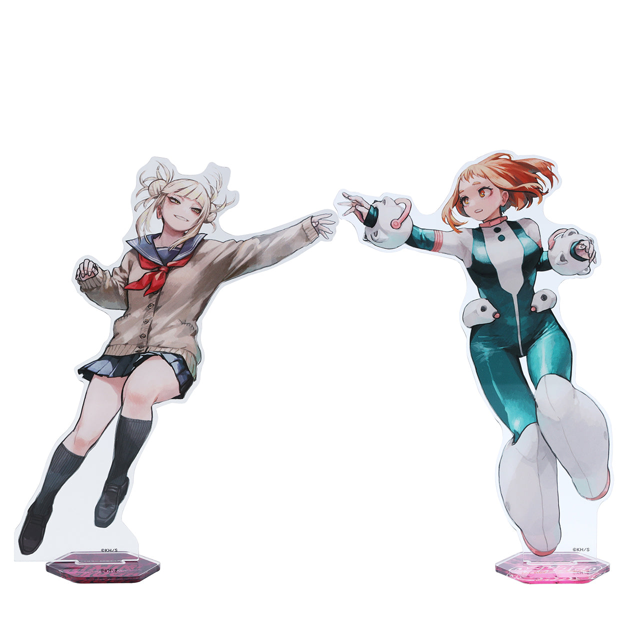 My Hero Academia Original Art Exhibition - Acrylic MEGA Figure W Uravity & Toga Himiko
