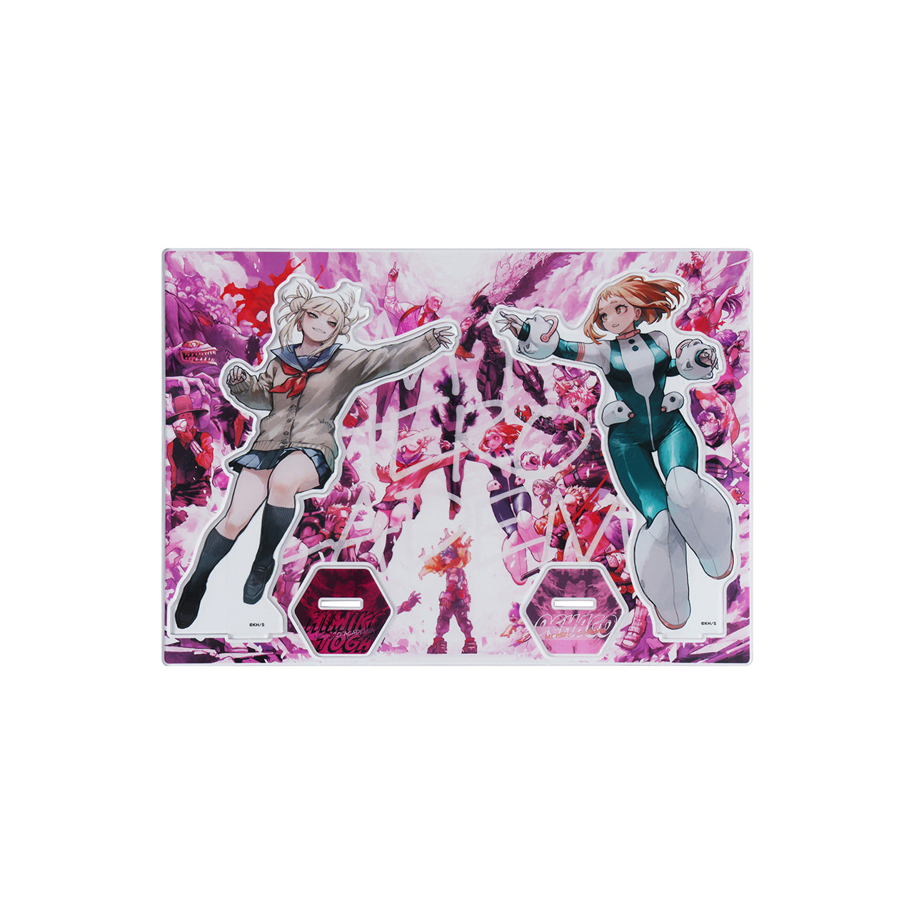 My Hero Academia Original Art Exhibition - Acrylic MEGA Figure W Uravity & Toga Himiko
