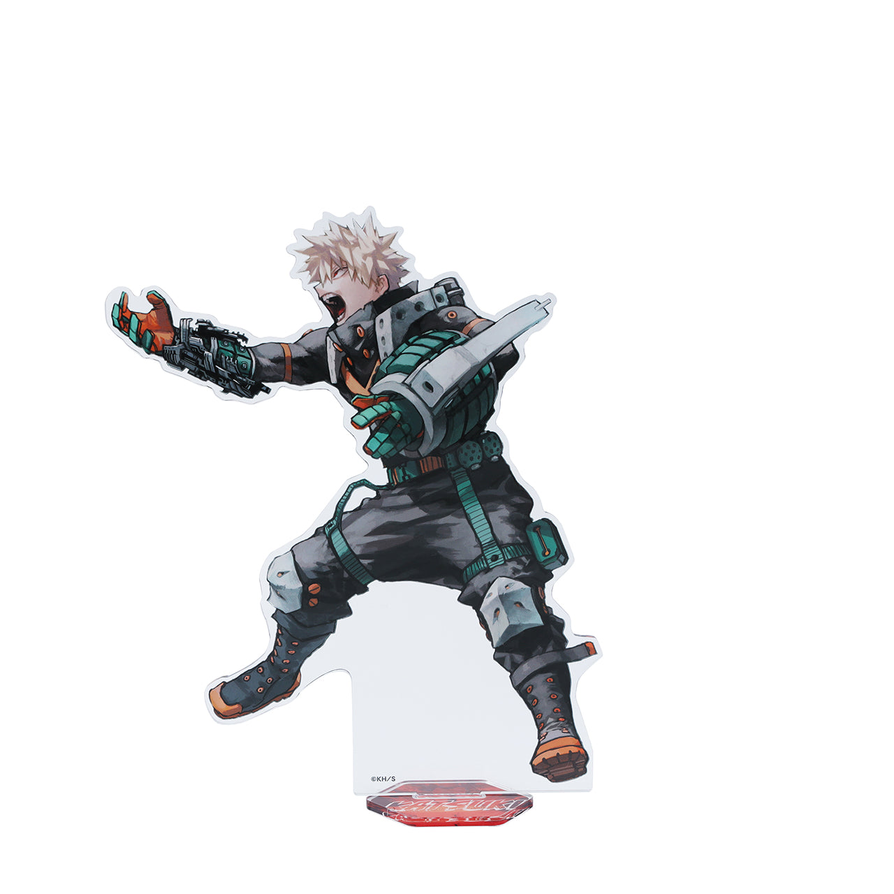 My Hero Academia Original Art Exhibition - Acrylic MEGA Figure W Big Explosion Killer God Dynamite & Tomura Shigaraki