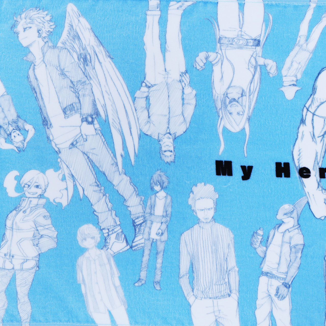 My Hero Academia Original Art Exhibition - Face Towel Blue