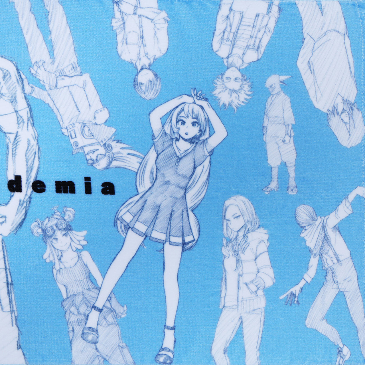 My Hero Academia Original Art Exhibition - Face Towel Blue