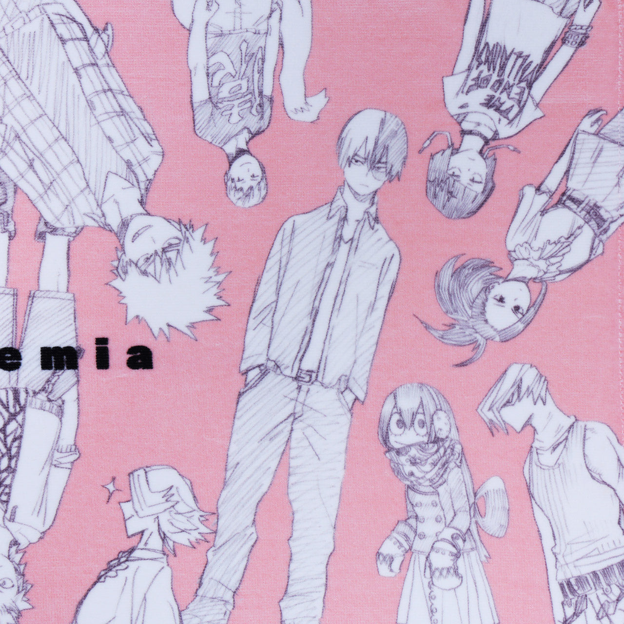 My Hero Academia Original Art Exhibition - Face Towel Pink