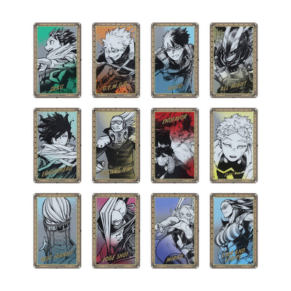 My Hero Academia Original Art Exhibition - Foil-Stamped Clear Card Collection Complete Set of 48 Types