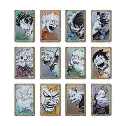 My Hero Academia Original Art Exhibition - Foil-Stamped Clear Card Collection Complete Set of 48 Types