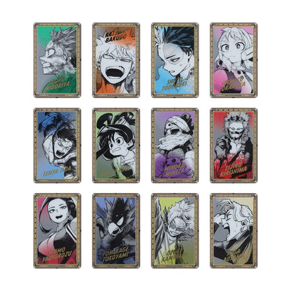 My Hero Academia Original Art Exhibition - Foil-Stamped Clear Card Collection Complete Set of 48 Types