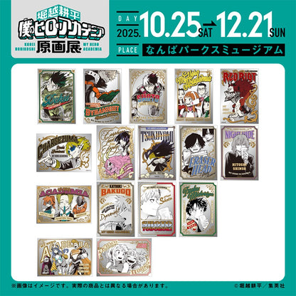 My Hero Academia Original Art Exhibition - Fukuoka Exposition Pub Mirror Style Acrylic Sticker Collection Complete Set of 16 Types