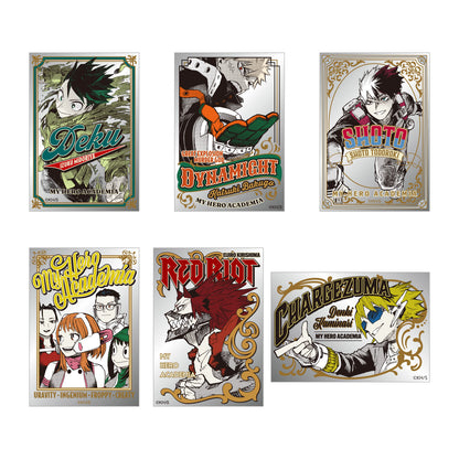 My Hero Academia Original Art Exhibition - Fukuoka Exposition Pub Mirror Style Acrylic Sticker Collection Complete Set of 16 Types