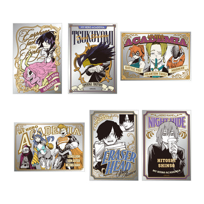 My Hero Academia Original Art Exhibition - Fukuoka Exposition Pub Mirror Style Acrylic Sticker Collection Complete Set of 16 Types