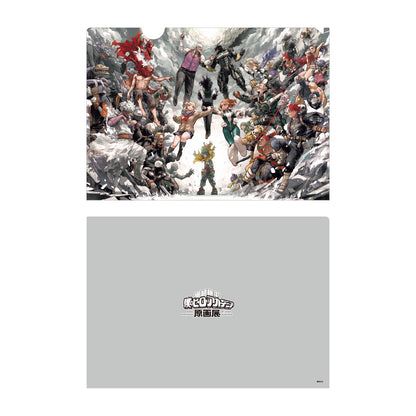 My Hero Academia Original Art Exhibition - Key Visual Clear File Hero VS Villain