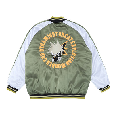 My Hero Academia Original Art Exhibition - Sukajan Satin Jacket Great Explosion Murder God Dynamight
