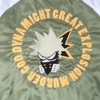 My Hero Academia Original Art Exhibition - Sukajan Satin Jacket Great Explosion Murder God Dynamight