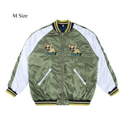 My Hero Academia Original Art Exhibition - Sukajan Satin Jacket Great Explosion Murder God Dynamight