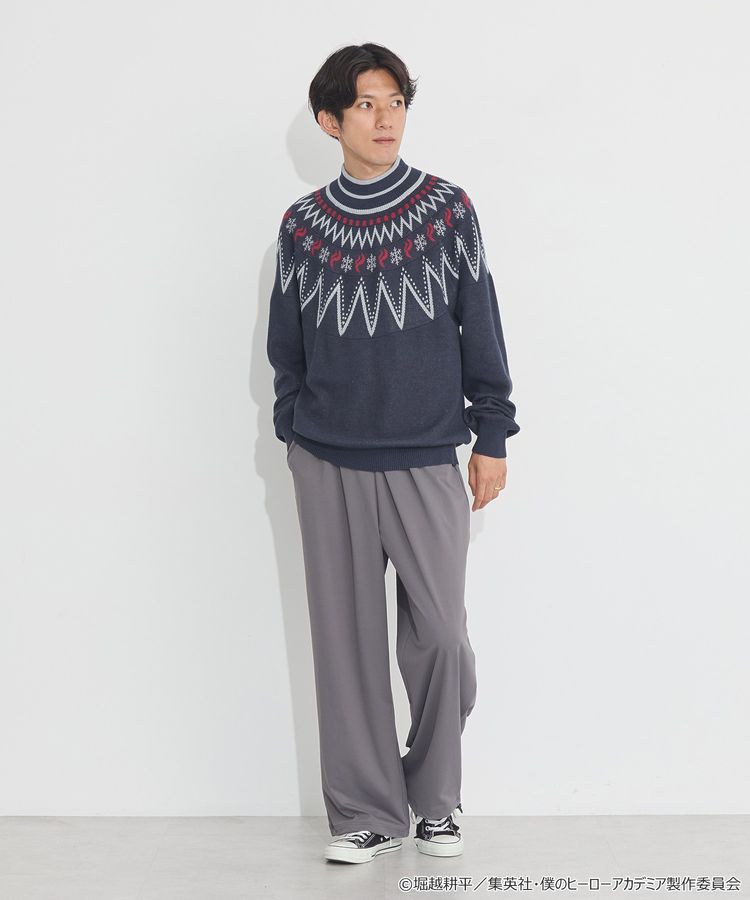 My Hero Academia x Earth Music & Ecology Collection - Shoto Todoroki Image Knit Pullover [Made to Order]