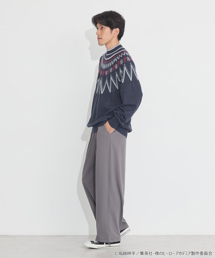 My Hero Academia x Earth Music & Ecology Collection - Shoto Todoroki Image Knit Pullover [Made to Order]