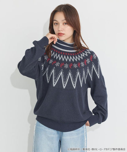 My Hero Academia x Earth Music & Ecology Collection - Shoto Todoroki Image Knit Pullover [Made to Order]
