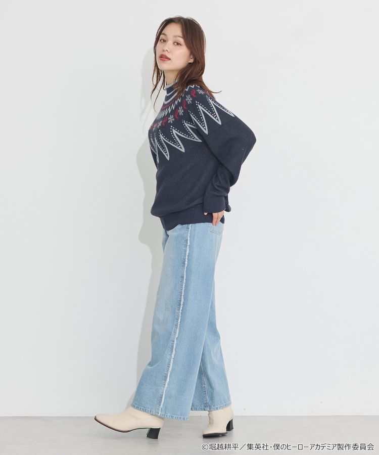 My Hero Academia x Earth Music & Ecology Collection - Shoto Todoroki Image Knit Pullover [Made to Order]
