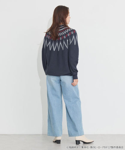 My Hero Academia x Earth Music & Ecology Collection - Shoto Todoroki Image Knit Pullover [Made to Order]