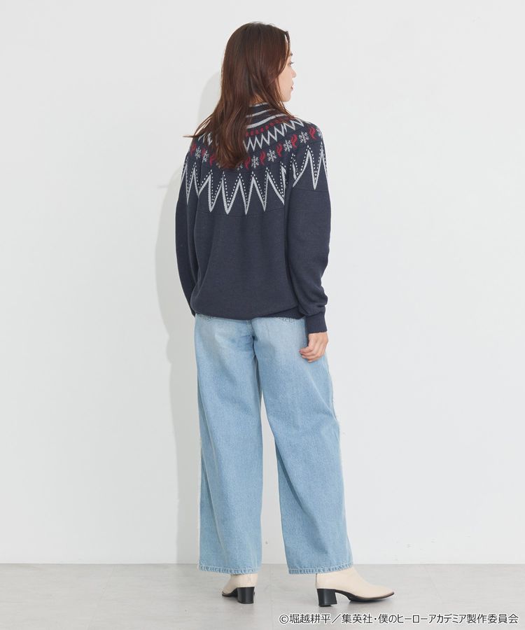 My Hero Academia x Earth Music & Ecology Collection - Shoto Todoroki Image Knit Pullover [Made to Order]