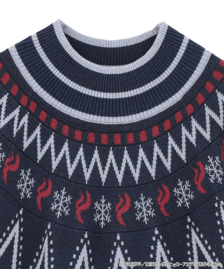 My Hero Academia x Earth Music & Ecology Collection - Shoto Todoroki Image Knit Pullover [Made to Order]